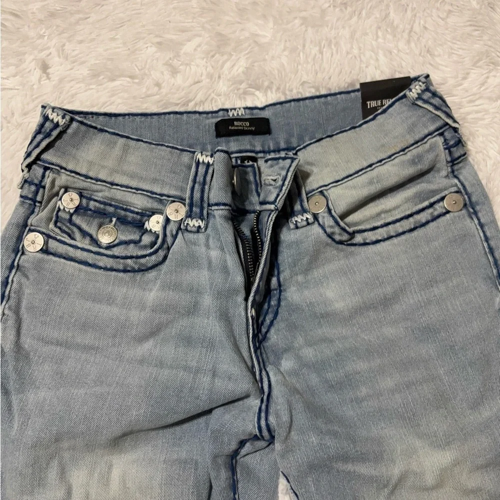 True Religion Men's Slim Jeans - Sky Blue